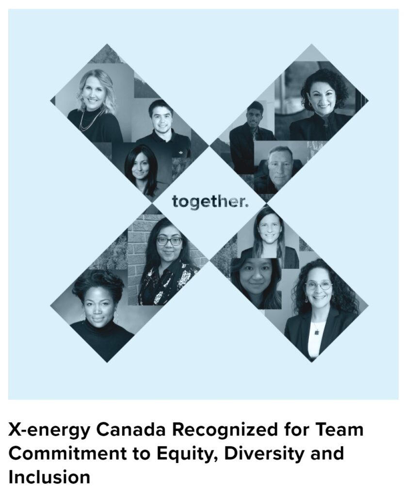 BVG Alumni Rosemary Yeremian '93 and her X-energy Canada team won the 2021 Balance Means Business Award
