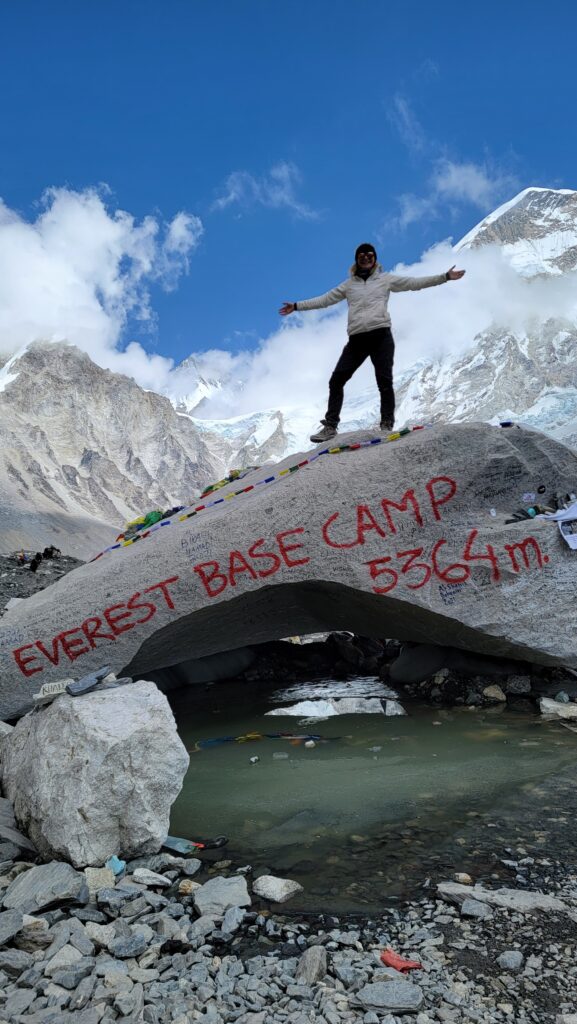BVG Alumni Lauren Shannan '09 at Mt. Everest