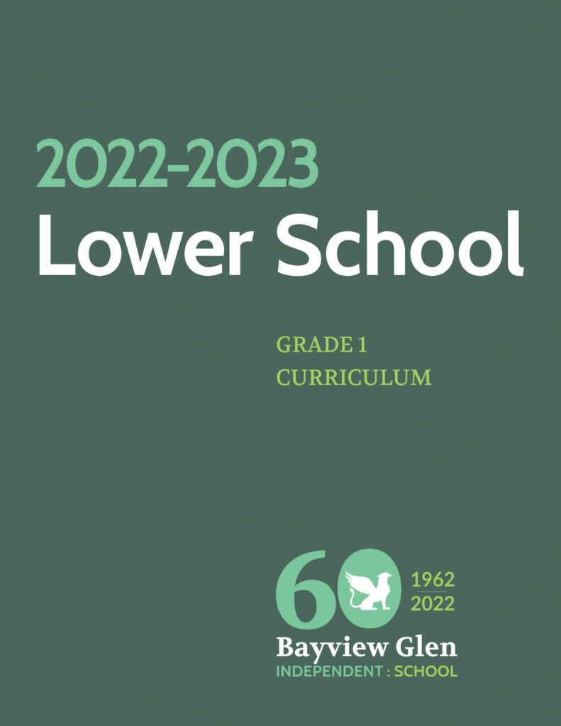 Grade 1 Curriculum (pdf)