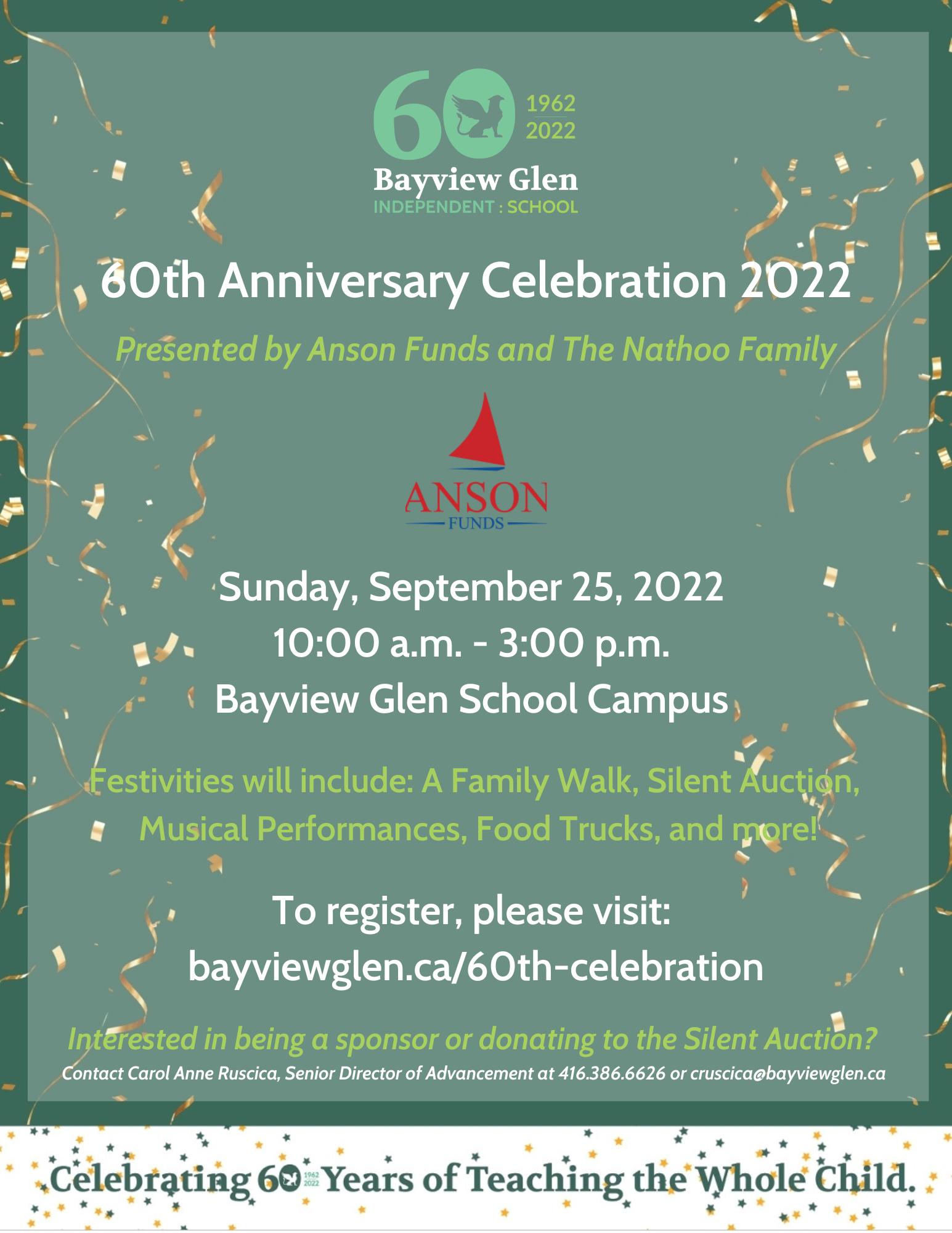Join Us for the Bayview Glen 60th Celebration 2022