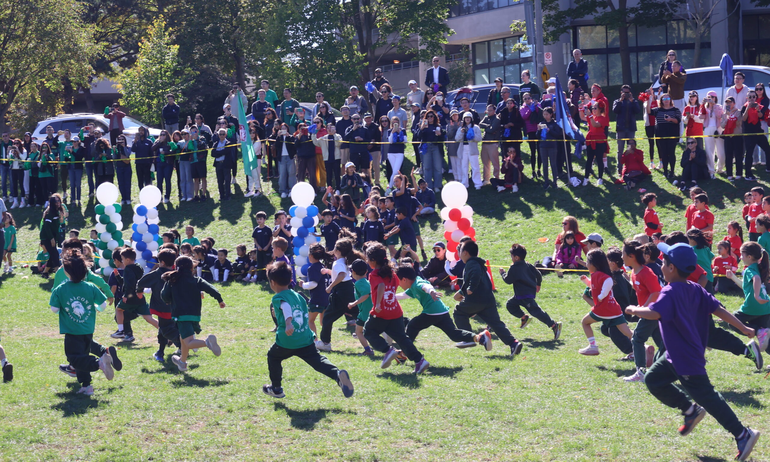 House Spirit in Action: Lower School Turkey Trot